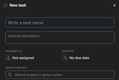 New Task